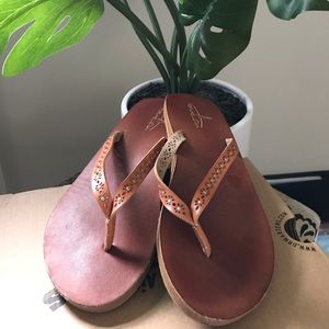 Brown sandals